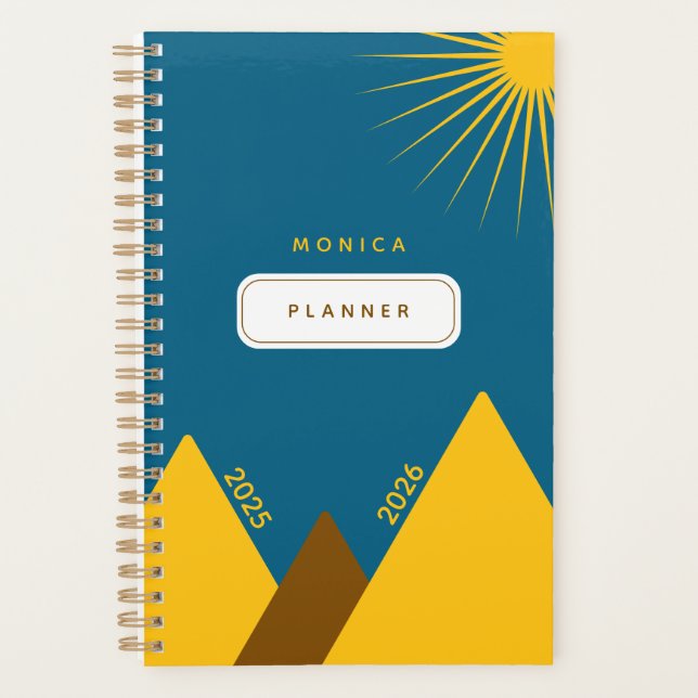 Custom Name and Year Planner (Front)
