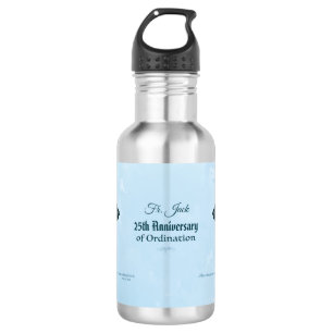 Custom Name & Anniversary Year Ordination, Priest 532 Ml Water Bottle