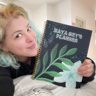 Custom Name Art 12 Months Planner