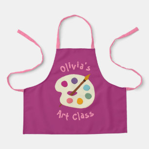 custom NAME Art class school Artist Apron