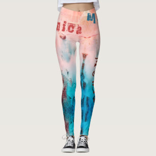 Custom Name Art Leggings