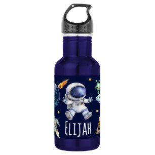 Custom Name Astronaut Space Planets  532 Ml Water Bottle