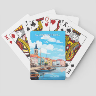 Custom Name Aveiro Portugal Playing Cards
