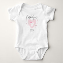 Custom Name Baby Girl First Tooth Outfit