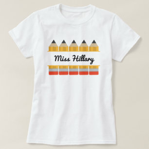 Custom Name Back to School Matching Teacher T-Shirt