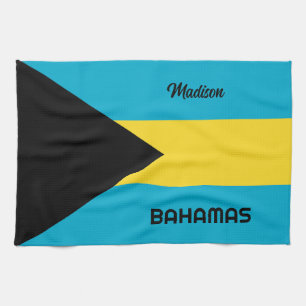 Custom Name Bahamas Kitchen Towel