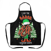 Custom name Baker elf personalized