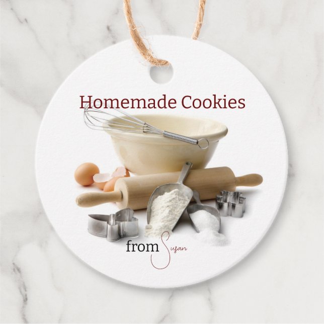 Custom Name Baking Tags  (Front)