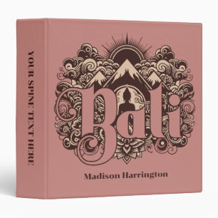 Custom Name Bali Binder
