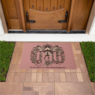 Custom Name Bali Doormat