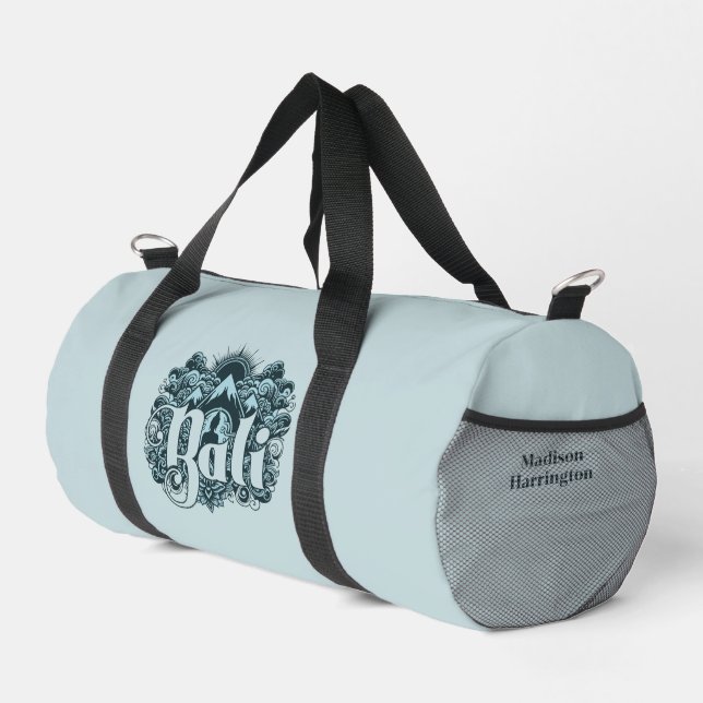 Custom Name Bali Duffle Bag (Right Corner)