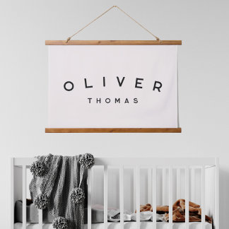 Custom Name Banner | Nursery Decor | Kids Decor Hanging Tapestry