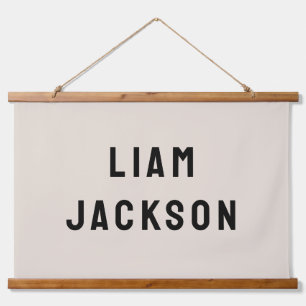 Custom Name Banner Personalized Nursery Wall Art