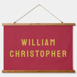 Custom Name Banner Personalized Nursery Wall Art