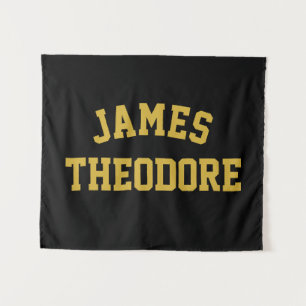 Custom Name Banner Personalized Nursery Wall Art Tapestry