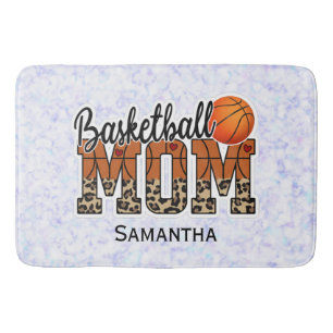 Custom Name Basketball Mom Mother's Day Bath Mat