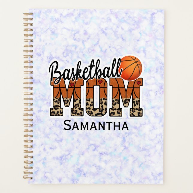 Custom Name Basketball Mom | Mother's Day Planner (Front)