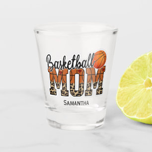Custom Name Basketball Mom Mother's Day Shot Glass