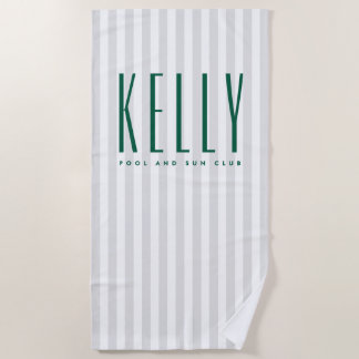Custom Name Beach Towel - Resort