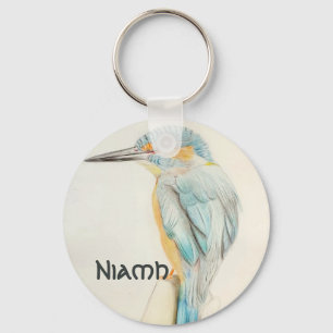 Custom Name Beautiful Bird Key Ring