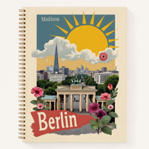 Custom Name Berlin, Germany Notebook