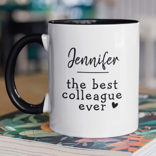 Custom Name Best Coworker Colleague Mug
