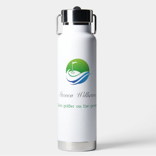 Custom Name Best Golfer Water Bottle