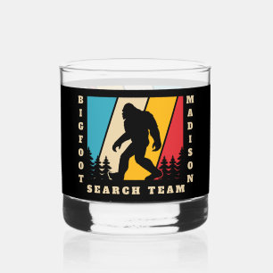 Custom Name Bigfoot Whiskey Glass