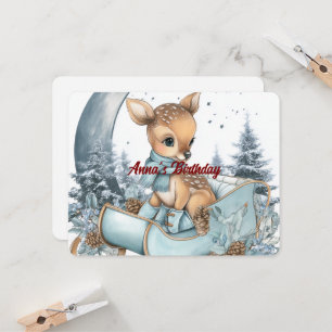 Custom Name Birthday Invitation Cute Design