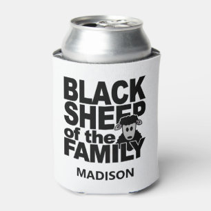 Custom name "Black Sheep" Can Cooler
