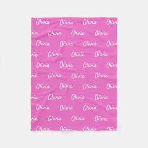 Custom Name Blanket Baby Girls Personalized Gift