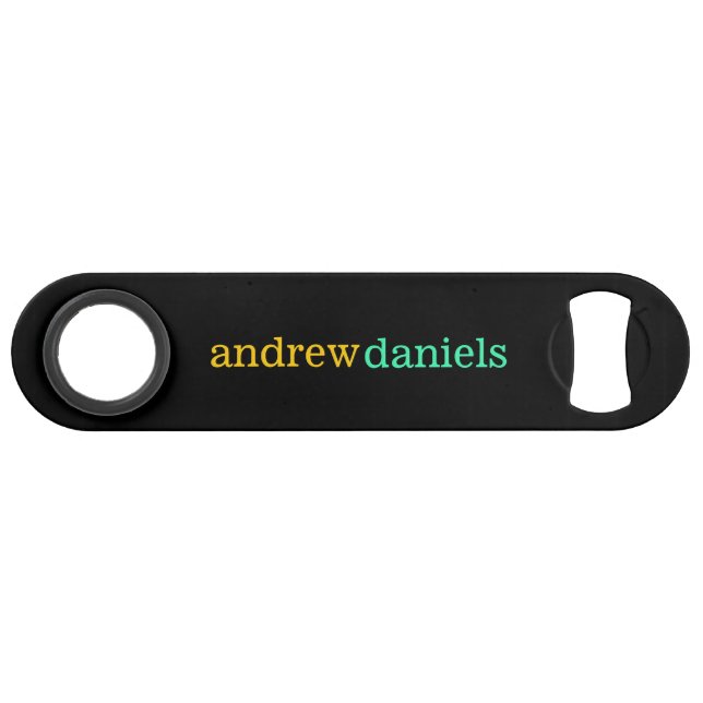 Custom name bottle opener speed bottle opener (Front (Horizontal))