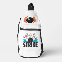 Custom Name Bowling Ball with Flame