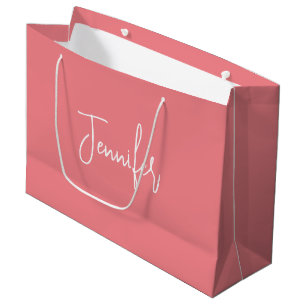 Custom Name Bridesmaid Wedding Bachelorette Party Large Gift Bag