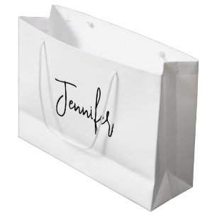 Custom Name Bridesmaid Wedding Bachelorette Party Large Gift Bag