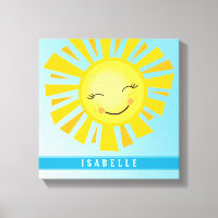 CUSTOM NAME bright bold modern happy sun sunshine