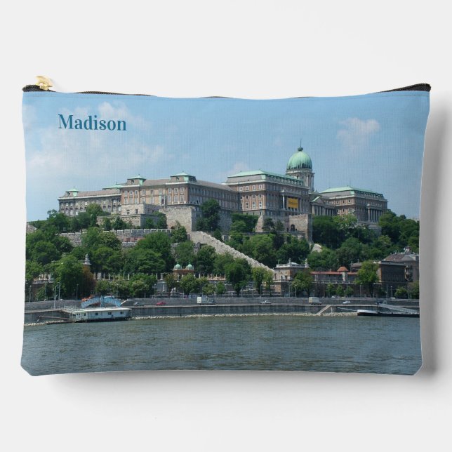 Custom Name Budapest Accessory Pouch (Front)