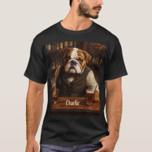 Custom Name Bulldog Bartender 