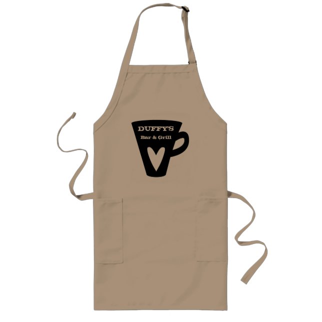 Custom Name Cafe / Restaurant Apron (Front)