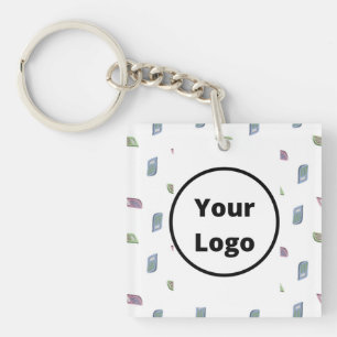 Custom name calculator pattern keychain