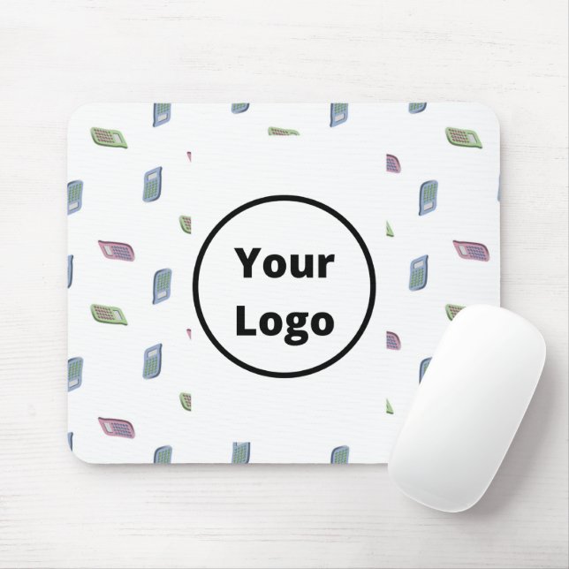 Custom name calculator pattern mouse pad (With Mouse)