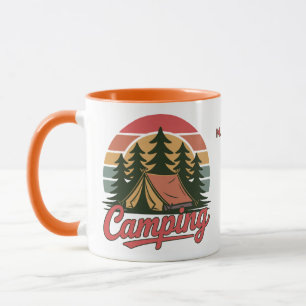 Custom Name Camping Mug