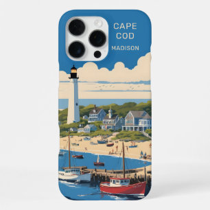 Custom Name Cape Cod Massachusetts iPhone 16 Pro Max Case