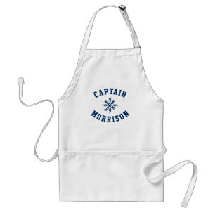 Custom Name Captain nautical sailing rope knots Standard Apron