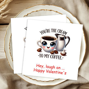 Custom Name Cartoon Food Sweet Valentine Napkins