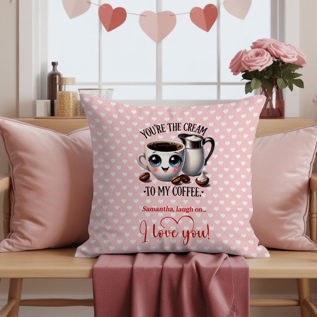 Custom Name Cartoon Fruit Funny Valentine Pillow (Custom Name Cartoon Fruit Funny Valentine Pillow

)