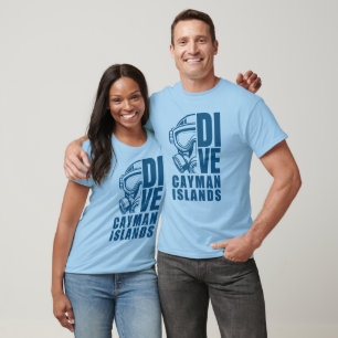Custom Name Cayman Islands Diving T-Shirt