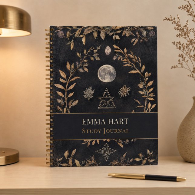 Custom Name Celestial Botanical Study Journal (Custom Name Celestial Botanical Study Journal)