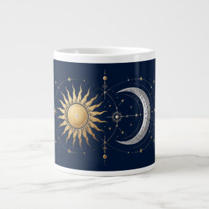 Custom Name Celestial Sun & Moon Magic Mug