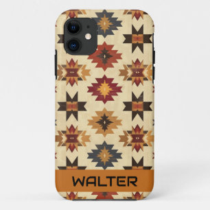 Custom Name Cell Phone Cover with Native Graphic